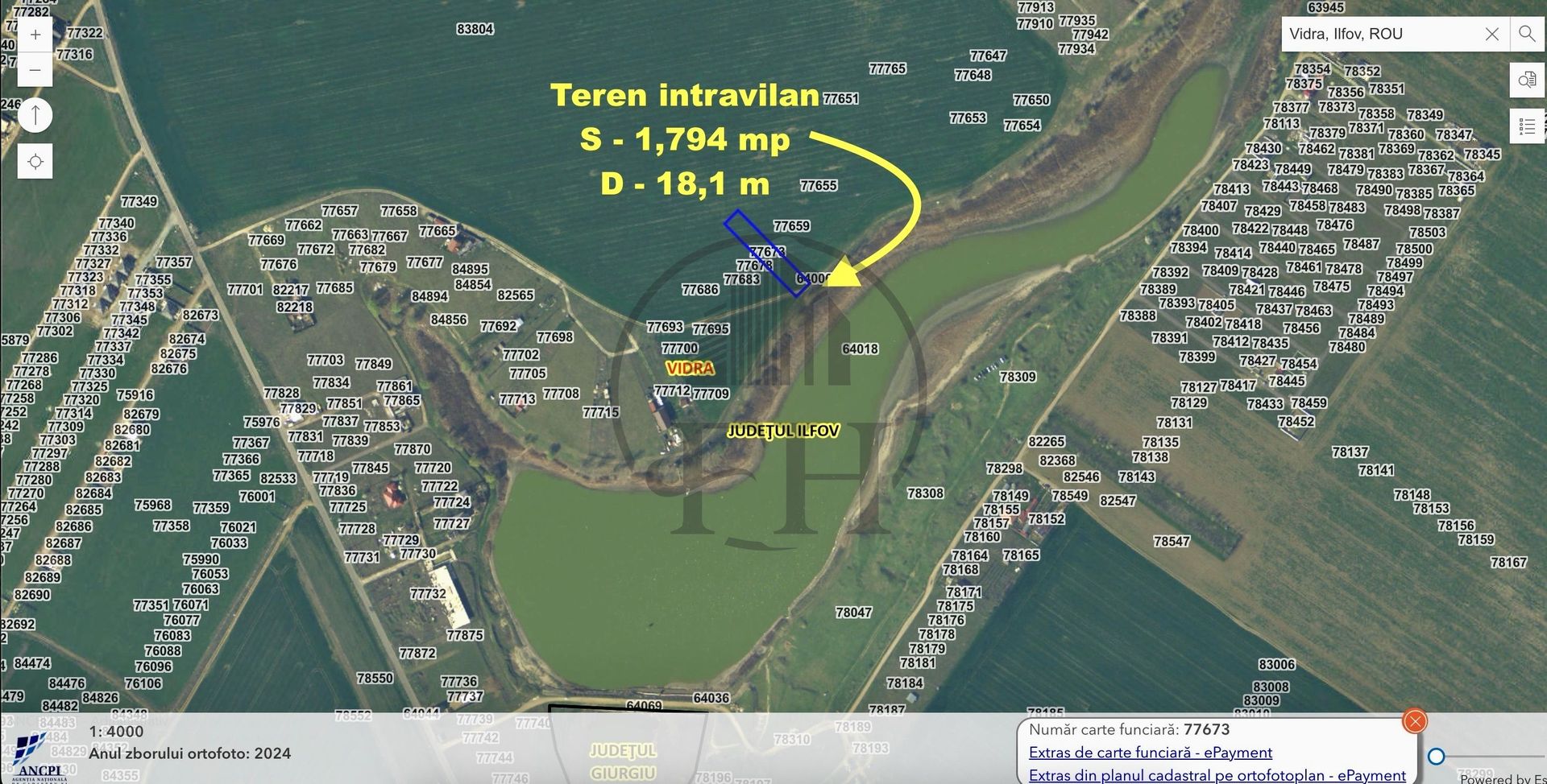 Teren intravilan de vanzare Vidra, Ilfov - Poză 3