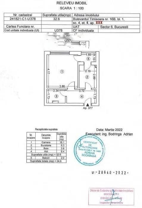Garsonieră Exigent Plaza 2022 | Vedere Parc | Etaj 5 | + Boxă - Poză 8