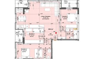 Apartament 4 camere, 2 bai Sibiu - Bloc nou, lift - Poză 7