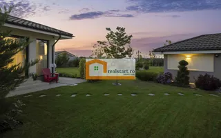 Langa Padure si lac, Vila P+Pod , 900mp teren,  terasa 40mp,  complex securizat - Poză 40