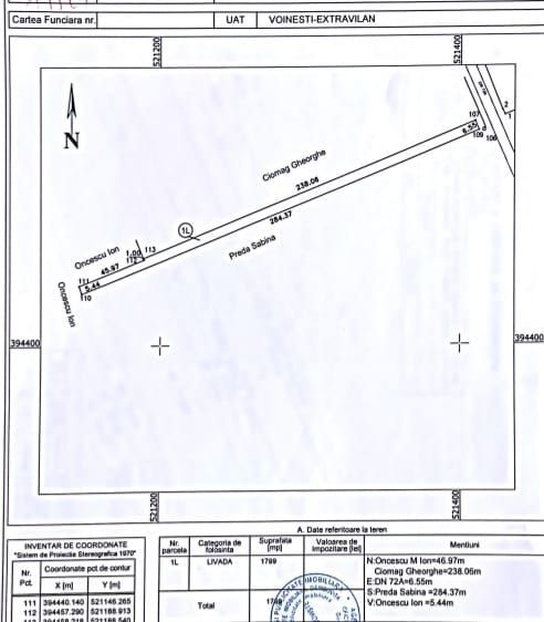 Oportunitate pentru investitie!Vanzare teren in Voinesti - Poză 3