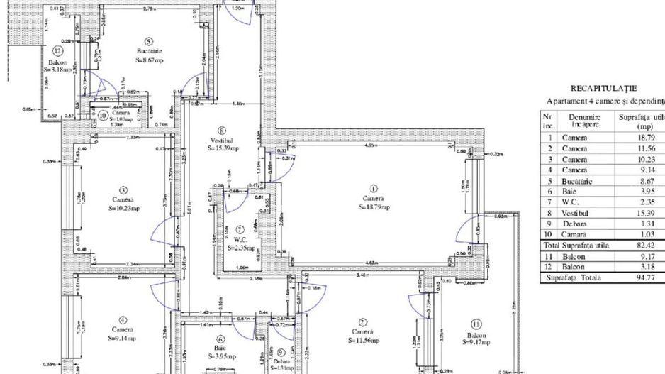 Parcul Circului | Apartament 4 camere 94mp | Necesita renovare | Bloc 1981 - Poză 1