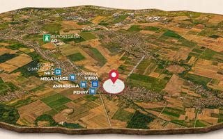 Teren intravilan de vânzare – 1.562 mp | Strada Câmpului, Comuna Vidra - Poză 2