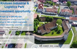 Codlea teren constructii industriale sau logistice 8 ha pana la 24 Ha