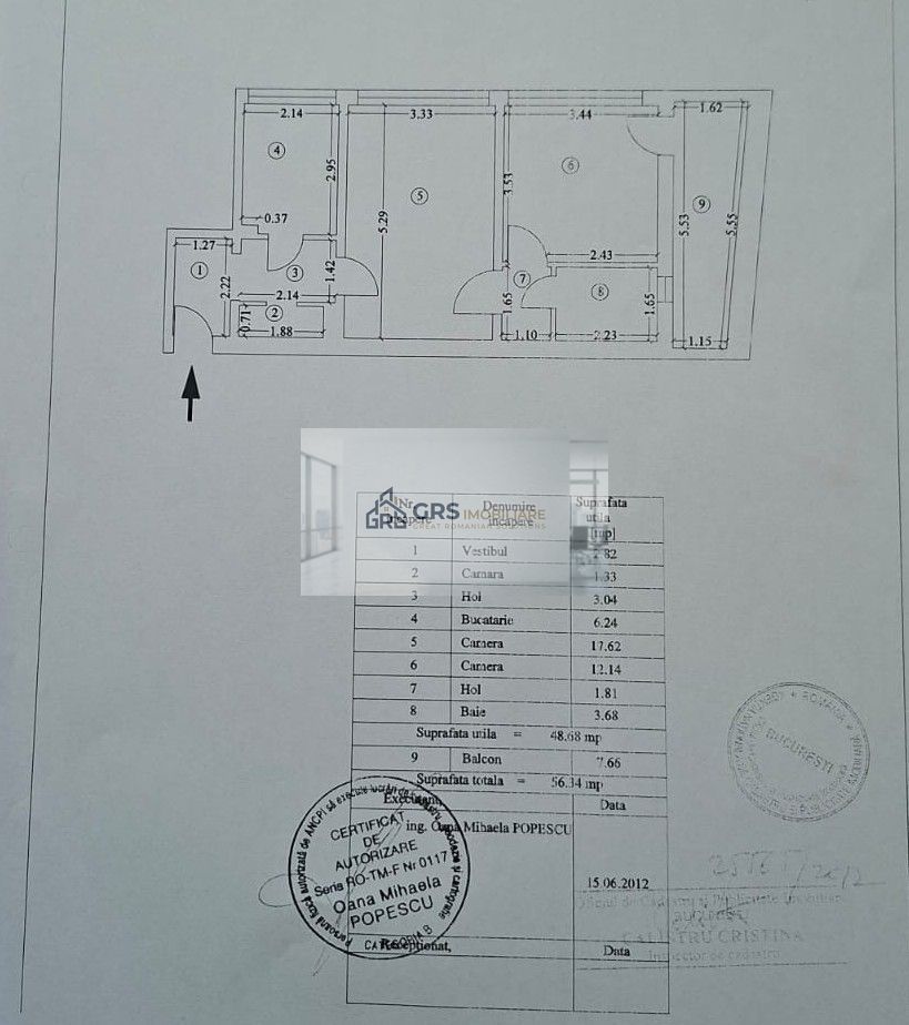 Apartament 2 camere 57mp, zona Campia Libertatii Sector 3 - Poză 11