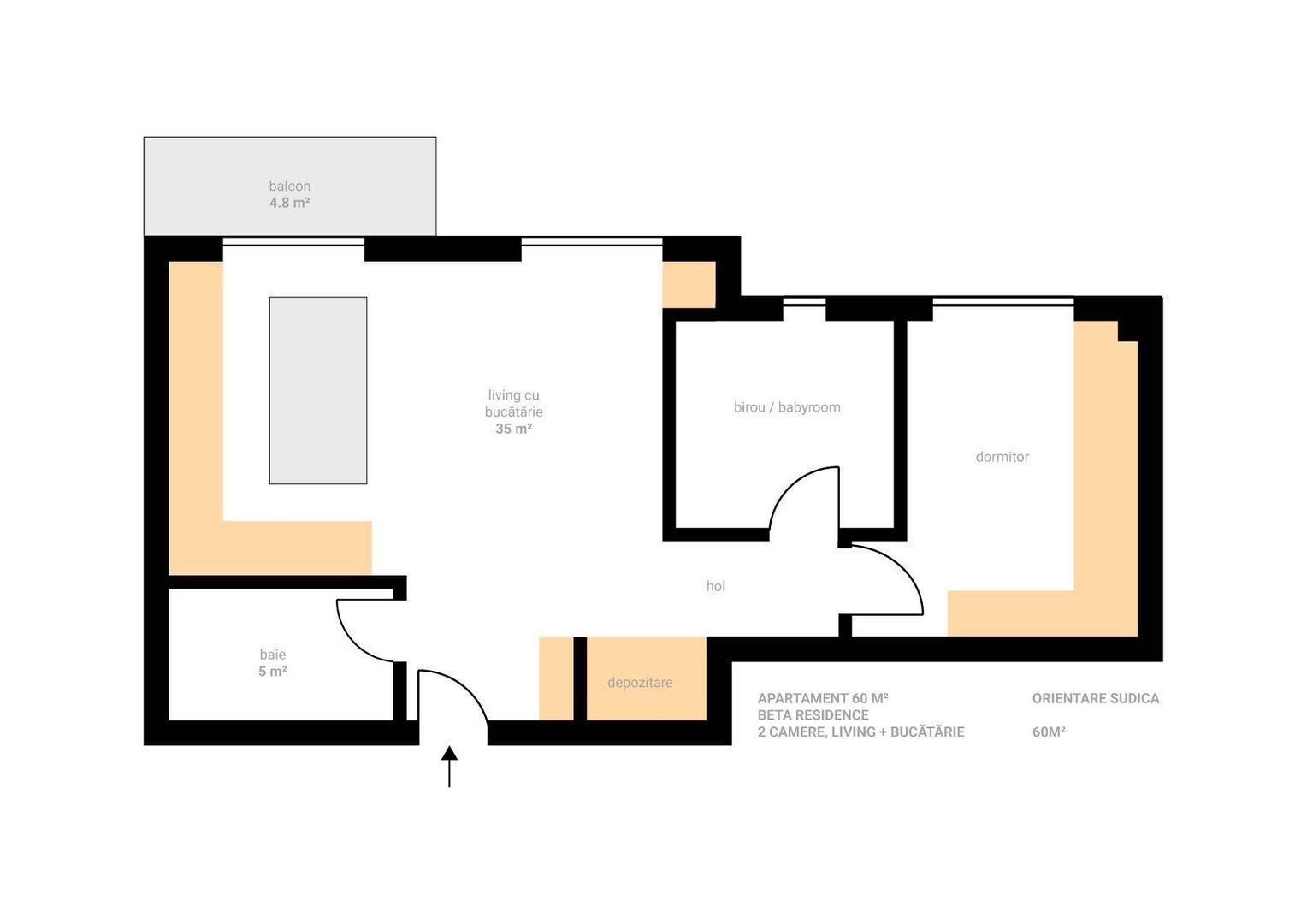 Apartament la cheie | 3 Camere | Parcare | Boxă | Beta Residence - Poză 8