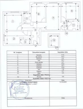 Apartament 4 Camere str Harmanului - Poză 8