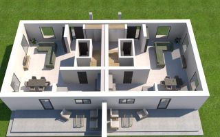 Duplex de vaznzare sat Sasar cartier nou de case spatioase - Poză 14