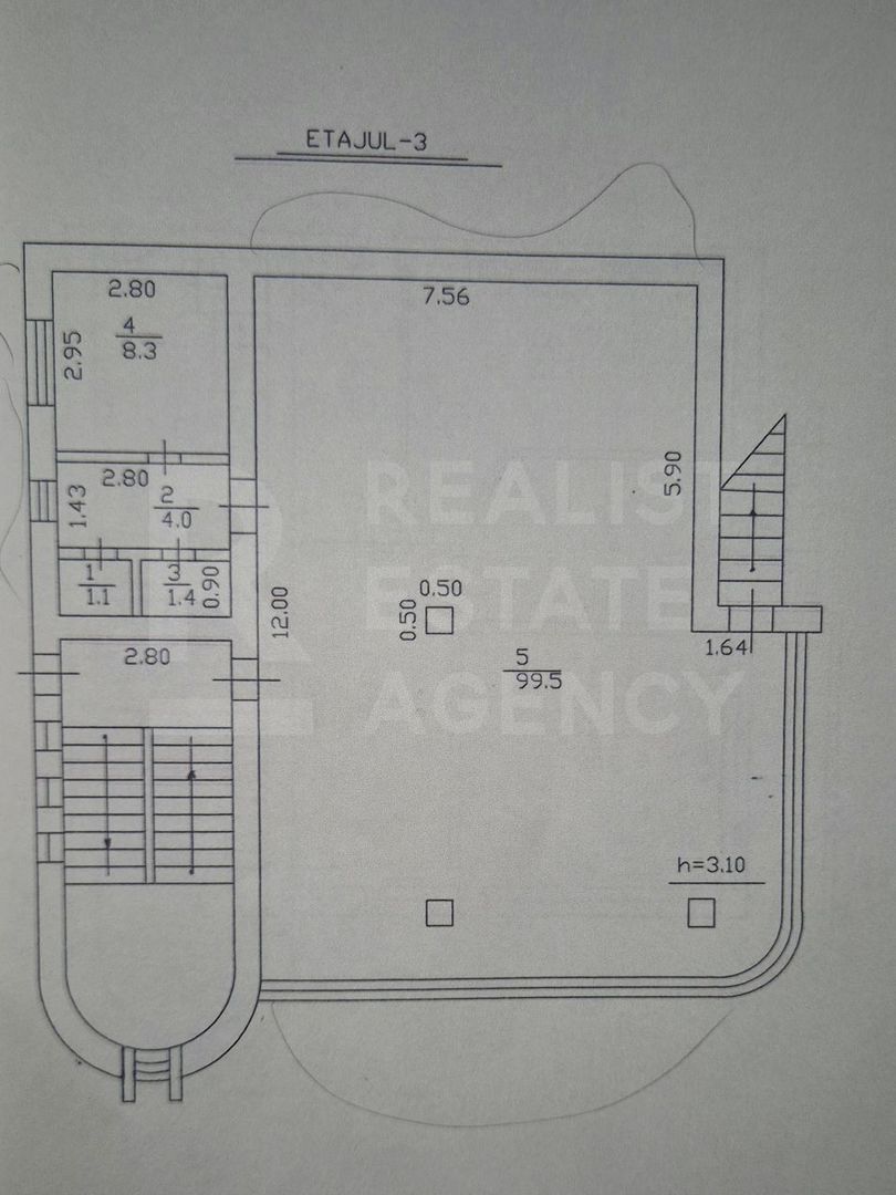 Chirie, spațiu comercial,  99.5 mp str. Ștefan cel Mare, Bălți - Poză 2