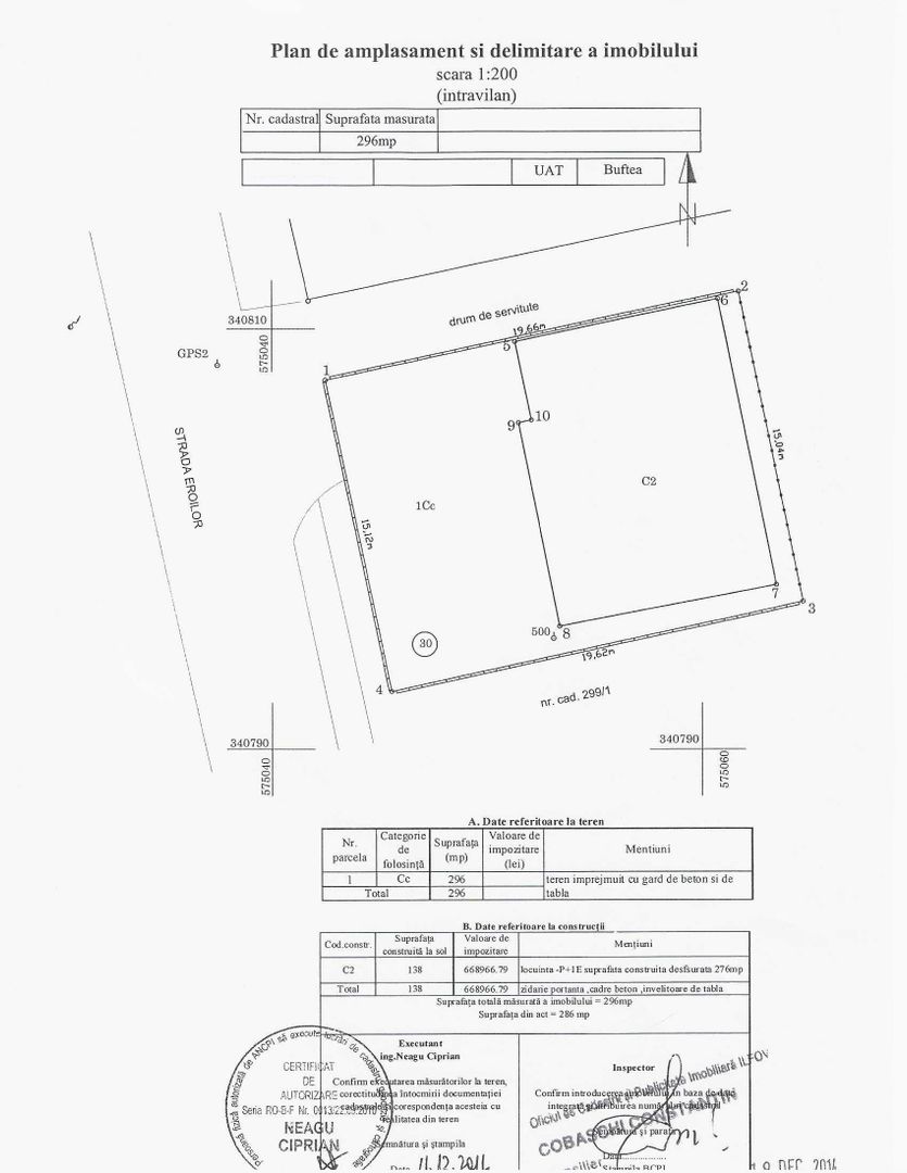 BUFTEA - central, vila D+P+E la pret de apartament - Poză 10