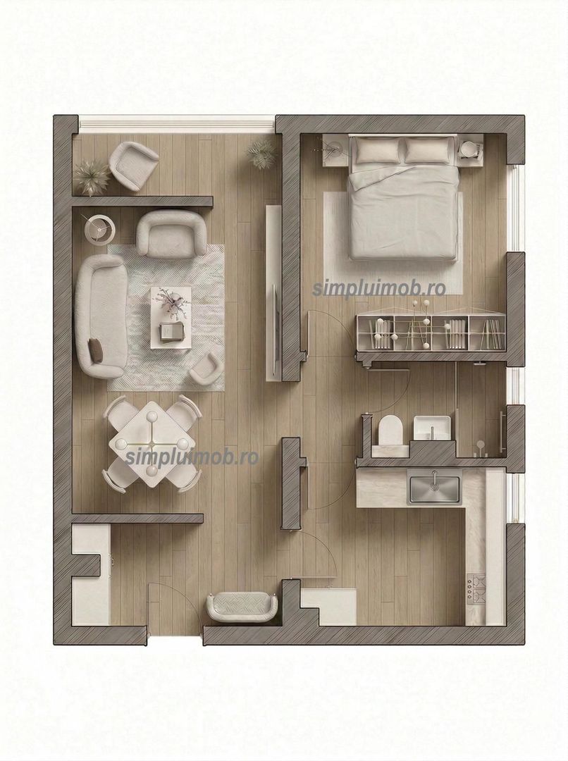 2 Camere Decomandat Centrala Proprie Langa Parcul IOR! - Poză 3