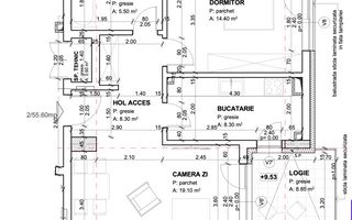 0% comision | Apartament 2 camere | Andrei Muresanu - Schiță 2