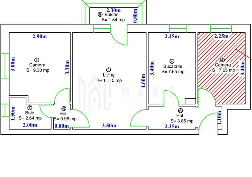 Apartament 3 Camere | Etaj 3 | Zona Mihai Viteazu - Poză 5