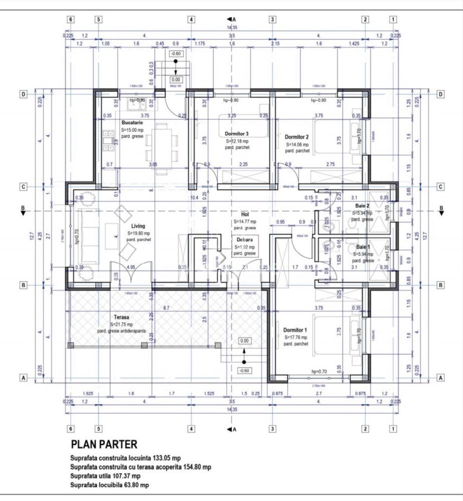 Casa nouă individuală, 3 dormitoare | 500 mp teren | Cartier Izvor - Poză 6