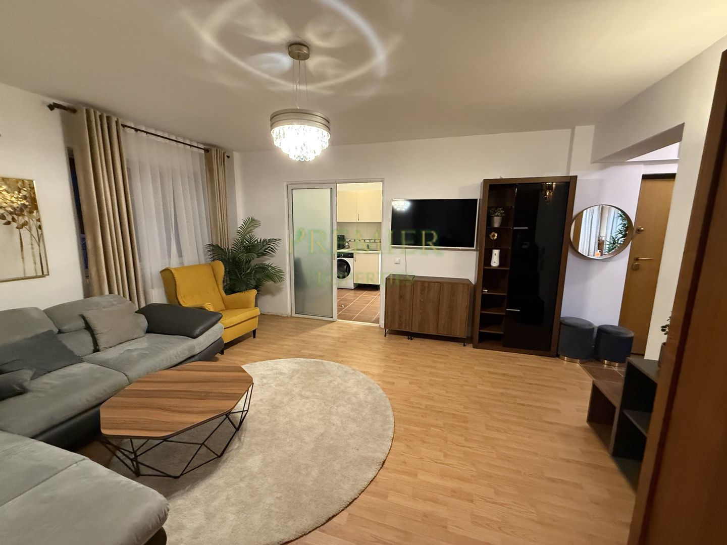 Studio 40 mp Parter Greenfield Onix |Complet mobilat & utilat Centrală proprie - Poză 1