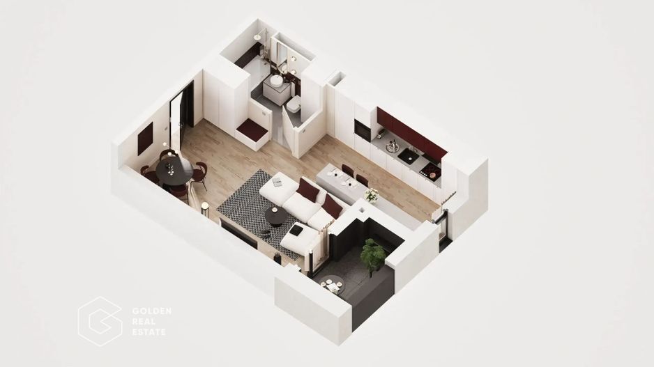 Apartament 1 camera, Bloc Nou, comision 0%, Direct de la dezvoltator - Poză 2