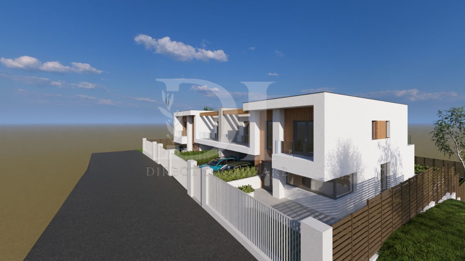 Teren cu autorizatie de constructie duplex in Feleacu / Cluj - Poză 6