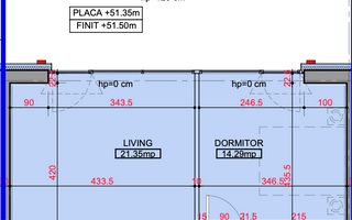 Apartament cu 2 camere de vanzare Fabrica de Glucoza - Schiță 2