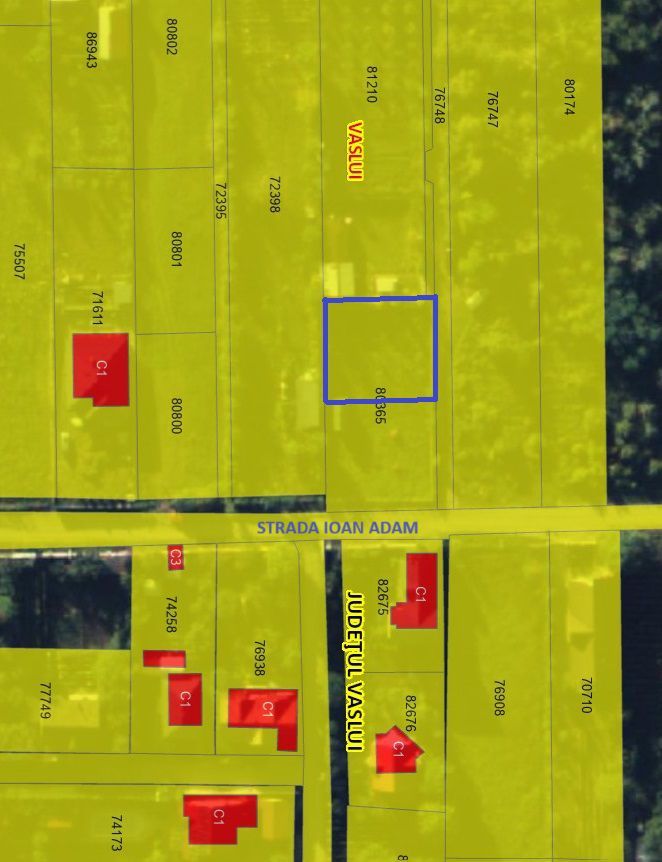 Teren 500 mp, str. Ioan Adam, zona Moara Grecilor - Silver Mall; - Poză 3
