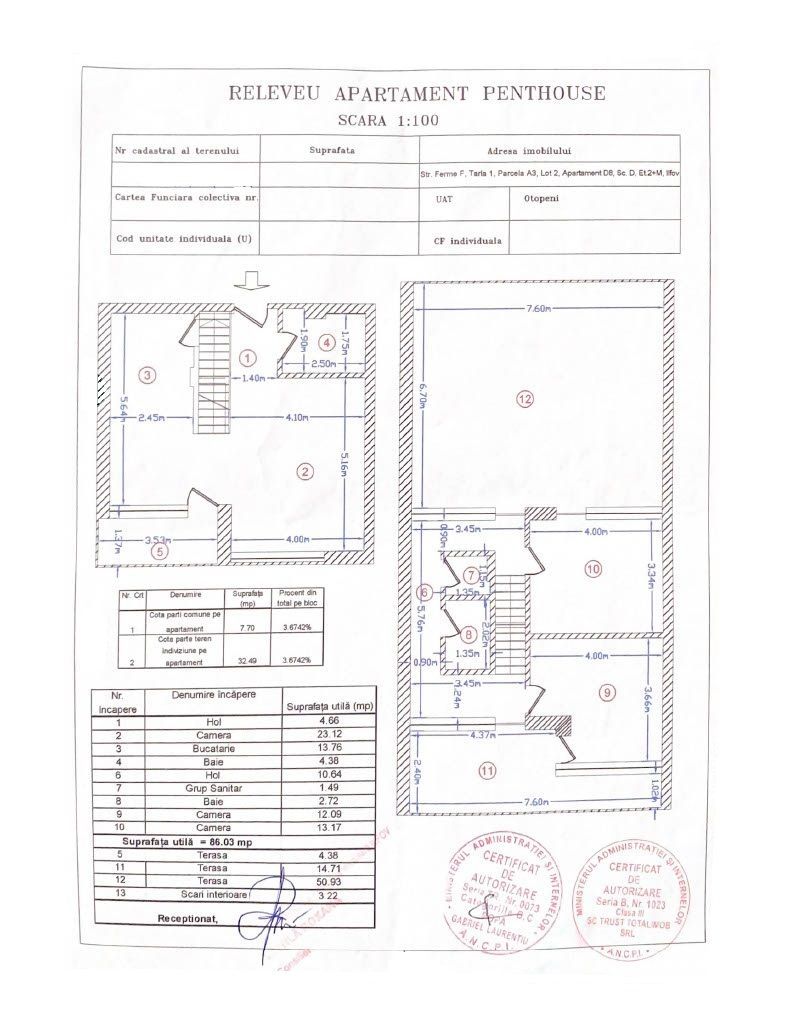 Apartament 3 camere, deosebit in Otopeni, Str. Ferme F - Poză 17