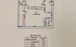 Apartament de Lux 3 Camere Ambience Residence Pipera - Schiță 21