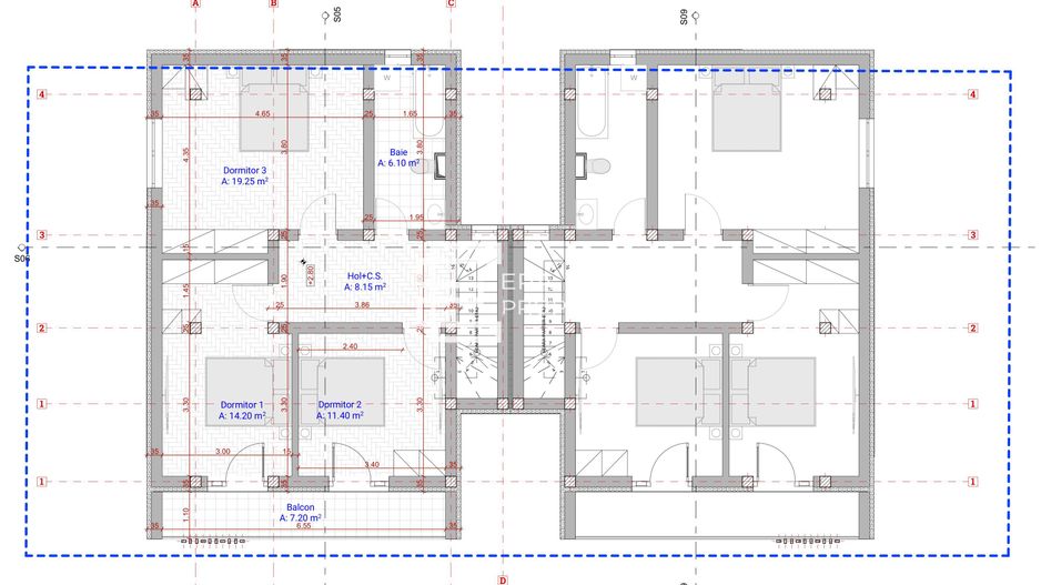 Casă modernă tip duplex, 4 camere – Șelimbăr, zona Triajului - Schiță 7