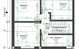 Casa tip insiruit, 4 camere, 186 mp teren, zona premium, Cetate - Schiță 14