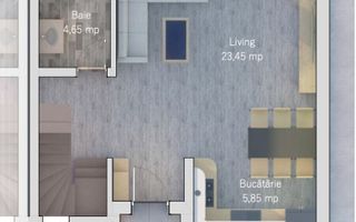 Casă cuplată zona străzii Cătanelor - Poză 8