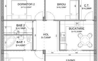 De vanzare casa ideala pe un singur nivel! Comuna Berceni/Vidra - Schiță 6