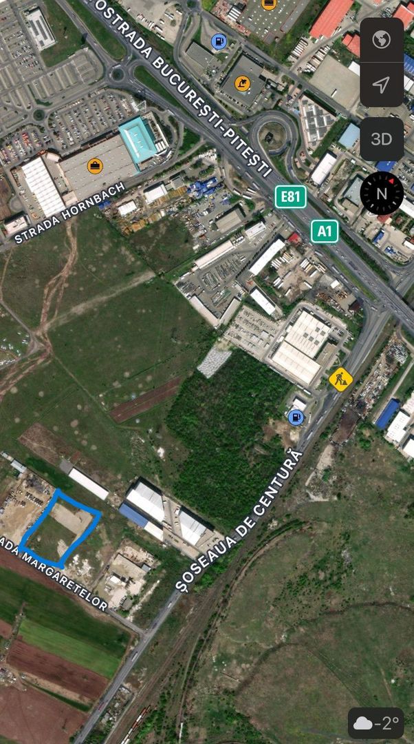 Teren Industrial de vanzare Centura Domnesti - Poză 1