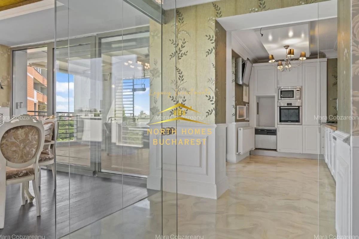 Penthouse 4 camere Green Lake Sisesti + 2 locuri de parcare! - Poză 3