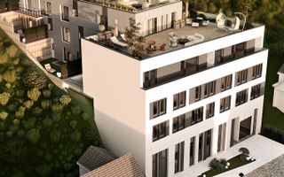 Penthouse dispus pe 2 niveluri cu terasa de 150 m2 langa Parcul Central - Poză 1