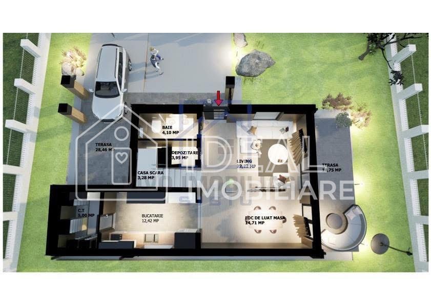 Case Single P+E cu 130 mp și teren 360 mp – Cartierul Arhitecților - Poză 3