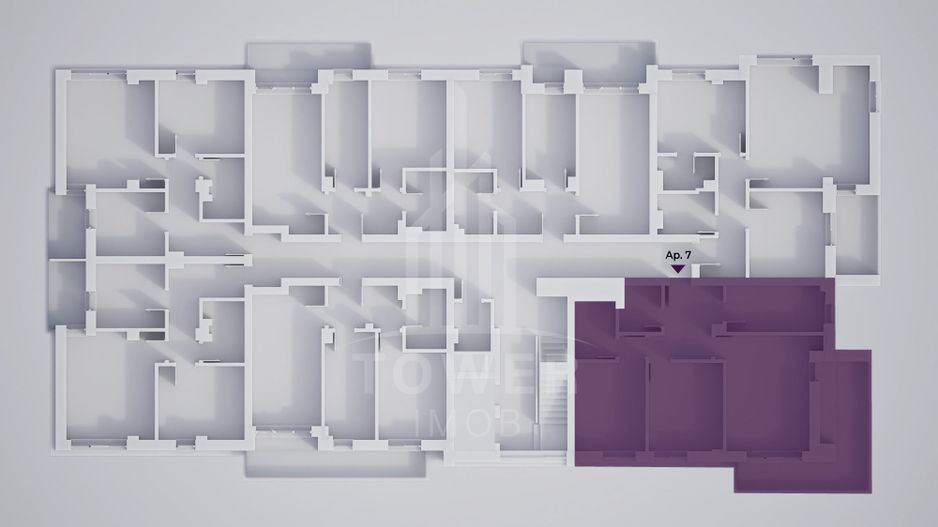 Apartament modern cu 3 camere, Rate la Dezvoltator 7 ani - Poză 14