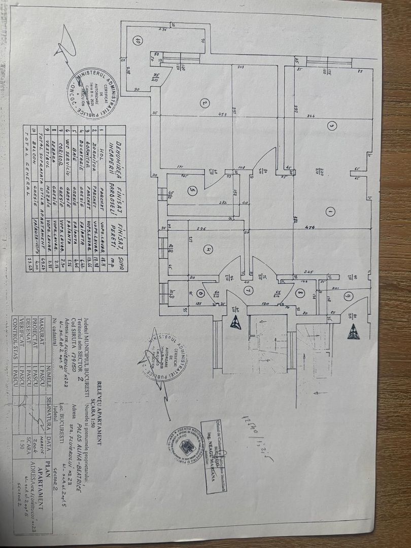 Pache Protopopescu - Ferdinand, Str Fluierului, 3 camere, comision 0% - Schiță 40