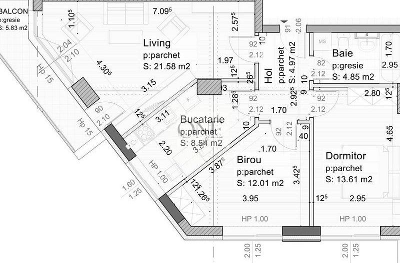 Apartament 3 Camere Decomandat Comision 0% - Poză 10