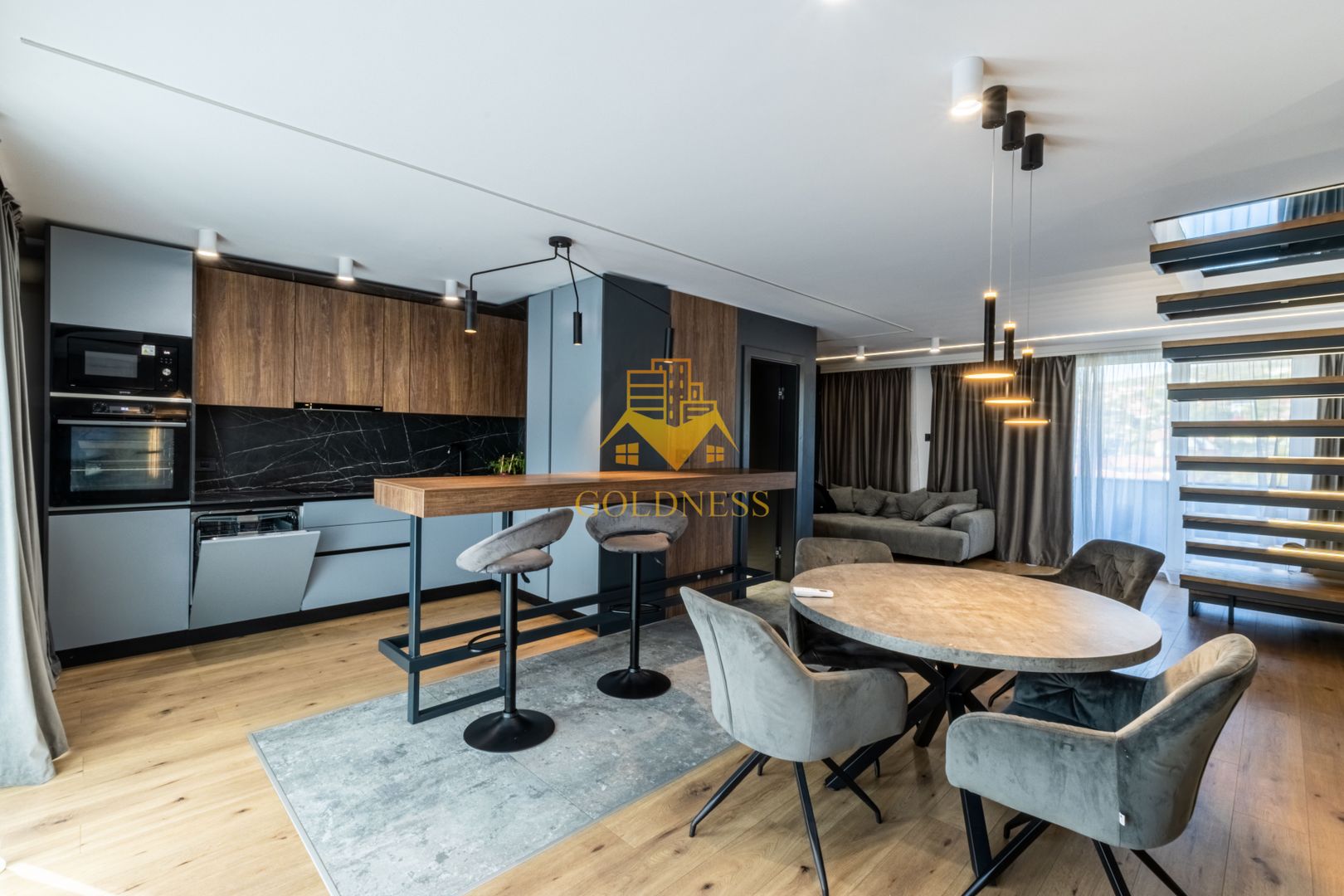 Penthouse mobilat lux, parcare, AC, bloc nou, Semicentral, zona Horea - Poză 4