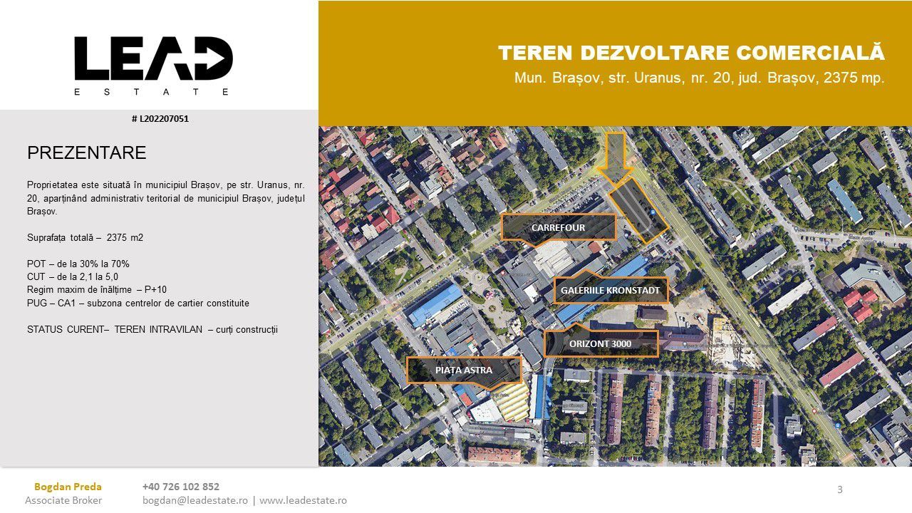 OPORTUNITATE INVESTIȚIE TEREN DEZVOLTARE COMERCIALĂ/RETAIL PARK - Poză 4