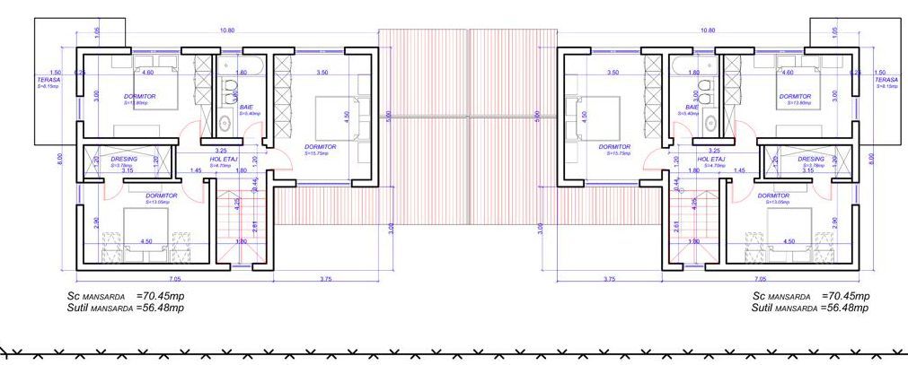 Duplex la cheie despartit prin garaj - Poză 6