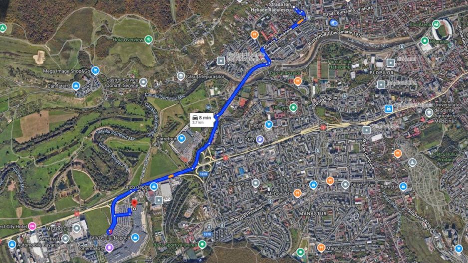 | Apartament cu 2 camere | Decomandat | Cartierul Grigorescu | Zona linistita | - Poză 15