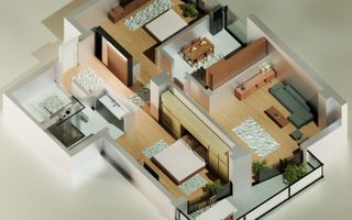 Tomis Nord - Perpetum III - Direct Dezvoltator - 3 camere decomandate, bloc nou. - Poză 2