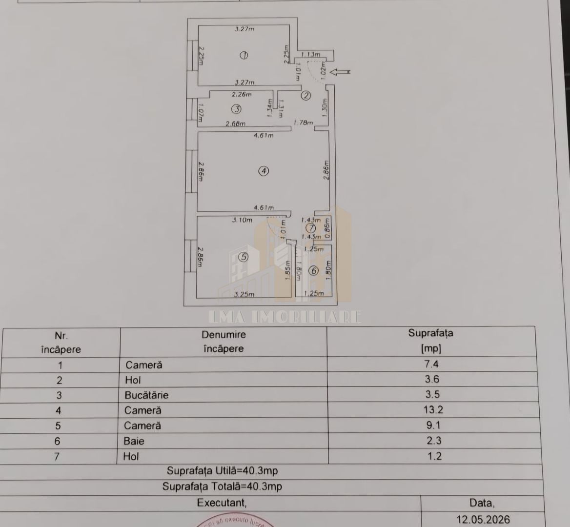 Apartament 3 camere Florilor Brasov - Schiță 16