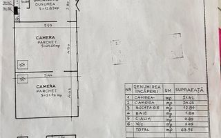 Apartament 64 mp la etajul I Ultracentral cu Parcare! Piata Muzeului! - Poză 4