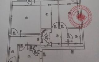 Apartament 3 camere bloc anvelopat Valea Ialomitei Drumul Tabere - Schiță 3