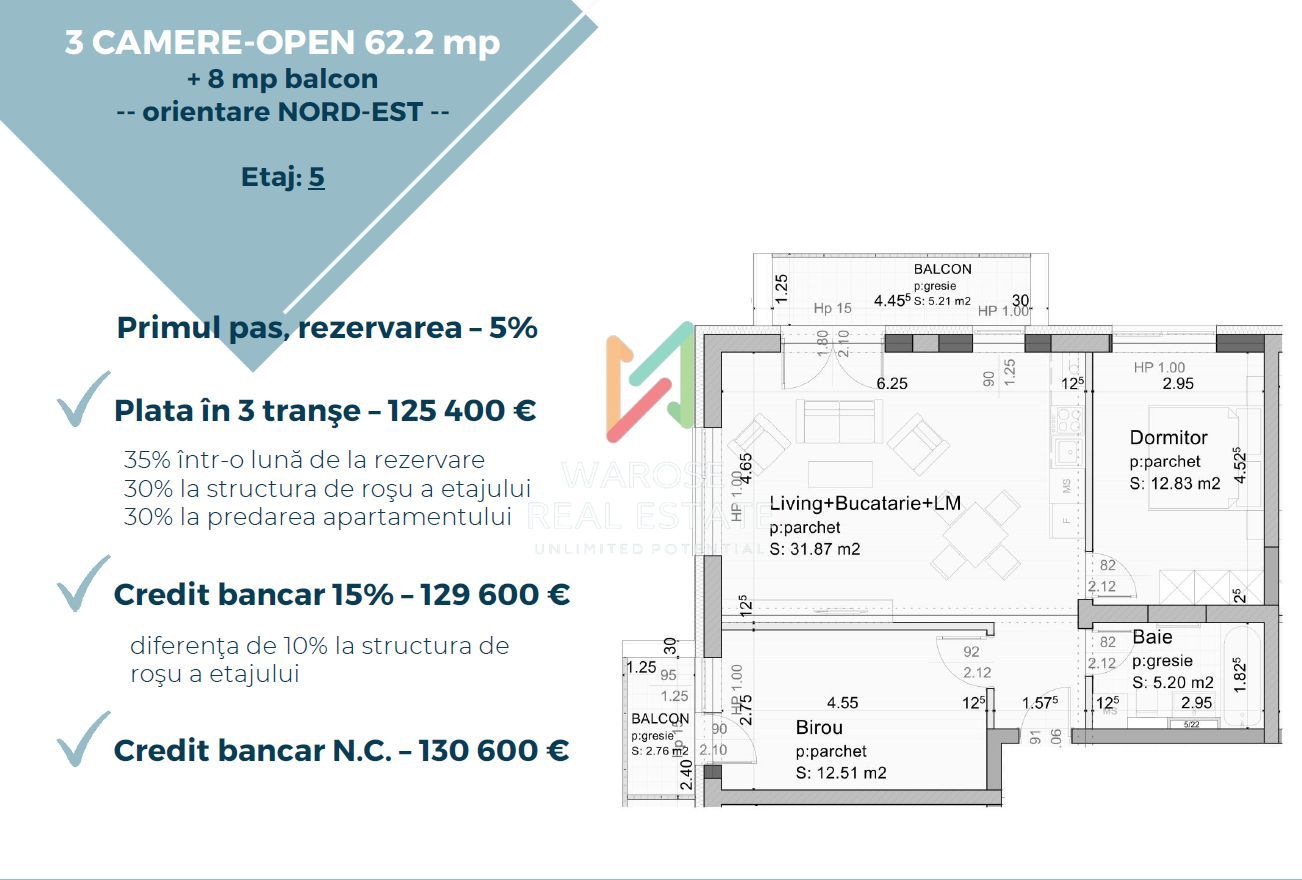 3 Camere | 0% Comision | Tractorul | 2026-2027 - Poză 7