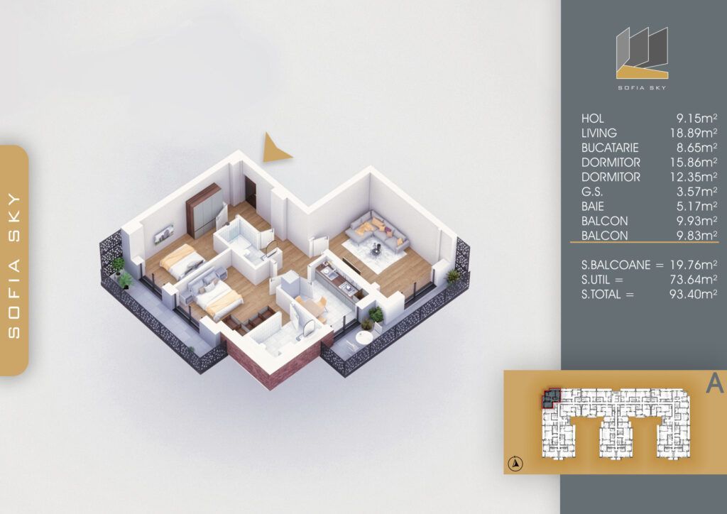 Apartamente 3 camere Pallady,Titan,8 min metrou Teclu,Stoc limitat - Poză 9