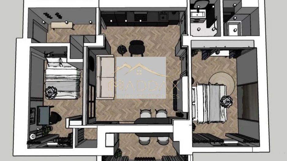 Apartament 3 camere***mobilat LUX//Piata Romana - Poză 27