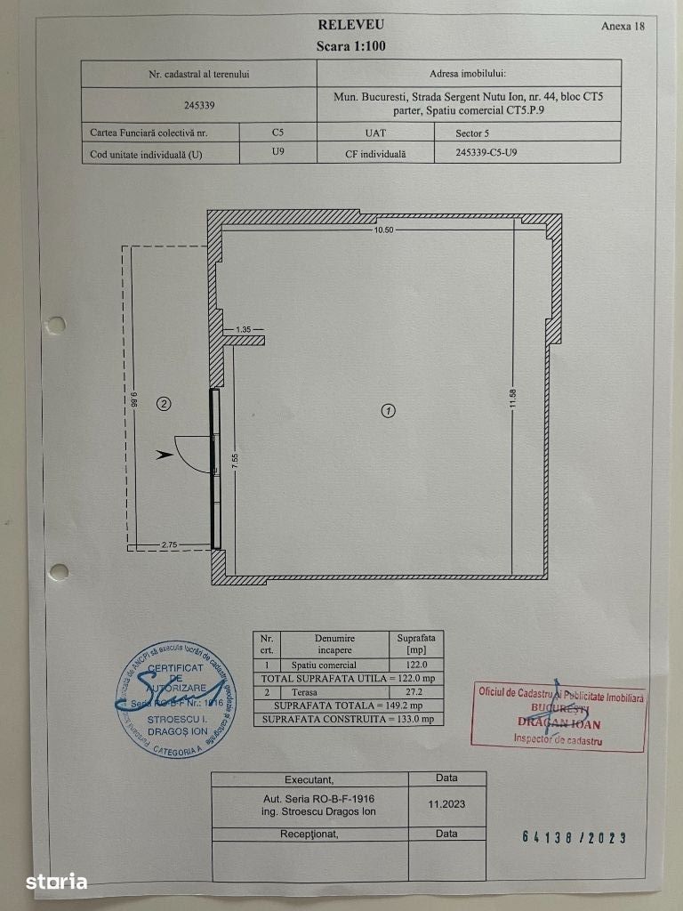 Spatiu comercial premium cu terasa One Cotroceni - Poză 1
