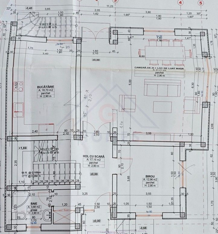 Casa spatioasa. Pretabil si pt. clinica, invatamant, camin varstnici. - Schiță 52