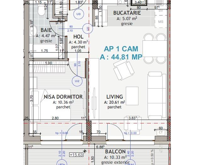 Apartament modern I 2 camere I Ansamblul Eroilor I Floresti - Poză 10